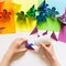 200 Pieces Origami Paper,20 Vivid Colors - Double Sided - 6 Inch Square, Easy Fold Paper for Kids Adult Beginners Training Arts & Crafts Projects.